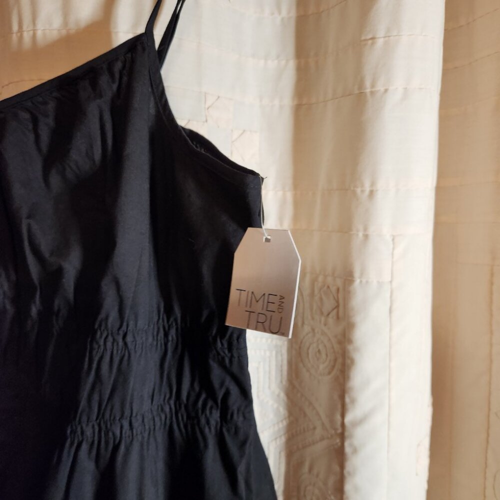 🖤 Time and Tru NWT Black Sleeveless Maxi Dress 🖤 - Picture 4 of 5